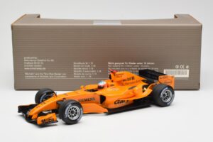 McLaren Mercedes MP4-20 G. Paffett F1 Test Car 2006 Minichamps 1:18 B66962342 Metal - imaginea 6 din 6