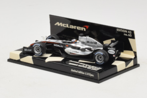 McLaren MP4-20 Mercedes #10 J.P. Montoya British GP Winner F1 2005 Minichamps 1:43 530054320 Metal - imaginea 3 din 5