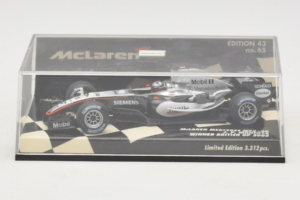 McLaren MP4-20 Mercedes #10 J.P. Montoya British GP Winner F1 2005 Minichamps 1:43 530054320 Metal - imaginea 4 din 5