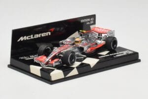 McLaren Mercedes MP4-22 #2 L. Hamilton Race Car 2007 Minichamps 1:43 530074302 Metal - imaginea 2 din 5