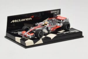 McLaren Mercedes MP4-23 #22 L. Hamilton Race Car 2008 Minichamps 1:43 530084322 Metal - imaginea 2 din 5