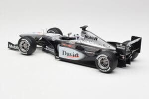 McLaren MP4-15 #2 D. Coulthard F1 2000 Hot Wheels 1:18 26740 Metal - imaginea 5 din 6