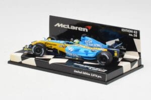 McLaren MP4-19B #5 D. Coulthard F1 2004 Minichamps 1:43 530044315 Metal - imaginea 2 din 5