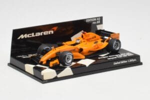 McLaren MP4/20 P. de la Rosa 2006 Minichamps 1:43 530064394 Metal - imaginea 2 din 5