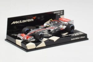 McLaren MP4-21 P. de la Rosa Test 2006 Minichamps 1:43 530064343 Metal - imaginea 3 din 5