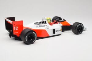 McLaren Honda MP4/4 Marlboro #12 A. Senna F1 World Champion 1988 Minichamps 1:12 540881212 Metal - imaginea 2 din 6