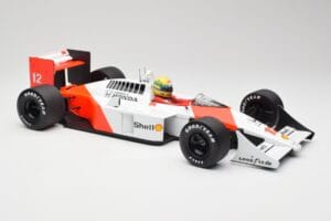 McLaren Honda MP4/4 Marlboro #12 A. Senna F1 World Champion 1988 Minichamps 1:12 540881212 Metal - imaginea 4 din 6
