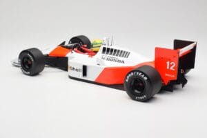 McLaren Honda MP4/4 Marlboro #12 A. Senna F1 World Champion 1988 Minichamps 1:12 540881212 Metal - imaginea 5 din 6