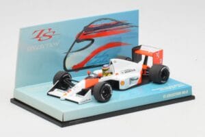 McLaren MP4/5 T. Sato Demonstration Run 2002 Minichamps 1:43 518020102 Metal - imaginea 2 din 5