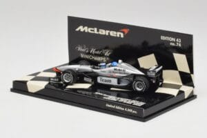 McLaren MP4/98T 2-Seater M. Hakkinen / E. Hakkinen F1 2000 Minichamps 1:43 530984378 Metal - imaginea 3 din 4