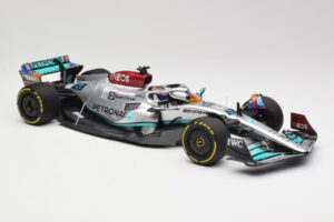 Mercedes AMG W13 E Performance Petronas #63 G. Russell Miami GP 2022 Minichamps 1:18 110220563 Metal - imaginea 4 din 7