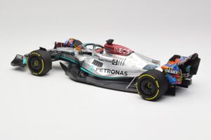 Mercedes AMG W13 E Performance Petronas #63 G. Russell Miami GP 2022 Minichamps 1:18 110220563 Metal - imaginea 5 din 7