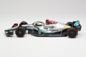 Mercedes AMG W13 E Performance Petronas #44 L. Hamilton Spanish GP 2022 Minichamps 1:18 110220044 Metal - imaginea 3 din 7