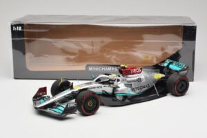 Mercedes AMG W13 E Performance Petronas #44 L. Hamilton Spanish GP 2022 Minichamps 1:18 110220044 Metal - imaginea 7 din 7