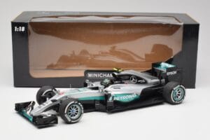 Mercedes AMG W07 #6 N. Rosberg Australia GP Winner 2016 Minichamps 1:18 110160006 Metal - imaginea 6 din 7