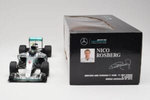 Mercedes AMG W07 #6 N. Rosberg Australia GP Winner 2016 Minichamps 1:18 110160006 Metal - imaginea 7 din 7