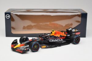 Oracle Red Bull Racing RB18 #11 S. Perez Monaco GP Winner Rain Tyre Version 2022 Minichamps 1:18 110222711 Metal - imaginea 7 din 7