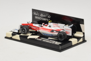Toyota TF109 #10 T. Glock Panasonic Toyota Racing Australian GP 2009 Minichamps 1:43 400090010 Metal - imaginea 3 din 5