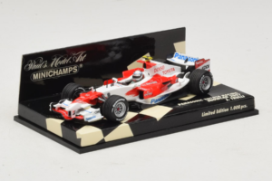 Toyota J. Trulli Panasonic Toyota Racing Showcar F1 2007 Minichamps 1:43 400070082 Metal - imaginea 2 din 5