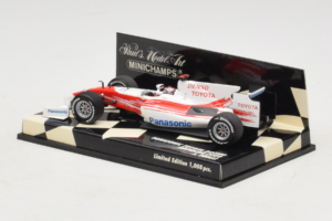 Toyota TF109 #9 J. Trulli Panasonic Toyota Racing Showcar F1 2009 Minichamps 1:43 400090079 Metal - imaginea 3 din 5