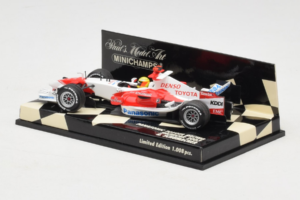 Toyota TF107 Panasonic #11 R. Schumacher Panasonic Toyota Racing Showcar 2007 Minichamps 1:43 400070081 Metal - imaginea 3 din 5