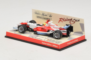 Panasonic Toyota Racing TF107 R. Schumacher F1 Showcar 2007 Minichamps 1:43 403070081 Metal - imaginea 3 din 5
