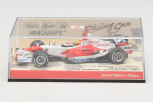 Panasonic Toyota Racing TF107 R. Schumacher F1 Showcar 2007 Minichamps 1:43 403070081 Metal - imaginea 5 din 5