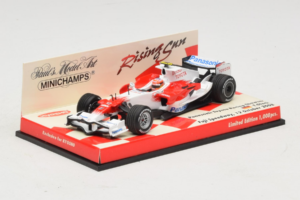 Panasonic Toyota Racing TF108 T. Glock F1 Showcar 2008 Minichamps 1:43 403080082 Metal - imaginea 2 din 5