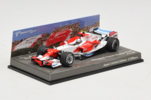 Toyota TF107 #12 J. Trulli Panasonic Toyota Racing Showcar F1 2007 Minichamps 1:43 AM60129 Metal - imaginea 2 din 6