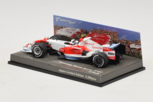Toyota TF107 #12 J. Trulli Panasonic Toyota Racing Showcar F1 2007 Minichamps 1:43 AM60129 Metal - imaginea 3 din 6