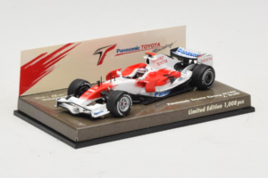 Toyota TF108 Panasonic #12 J. Trulli F1 2008 Minichamps 1:43 AM611513 Metal - imaginea 2 din 5