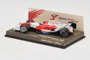 Toyota TF108 Panasonic #12 J. Trulli F1 2008 Minichamps 1:43 AM611513 Metal - imaginea 3 din 5