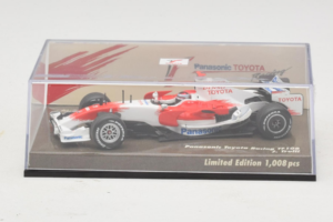 Toyota TF108 Panasonic #12 J. Trulli F1 2008 Minichamps 1:43 AM611513 Metal - imaginea 5 din 5