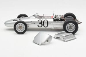 Porsche 804 #30 D. Gurney French Grand Prix 1962 AUTOart 1:18 86271 Metal - imaginea 3 din 6