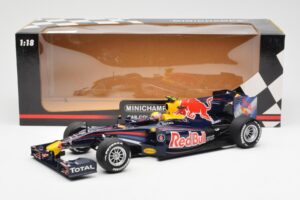 Red Bull RB6 #7 M. Webber Red Bull Racing Showcar 2010 Minichamps 1:18 150100076-R1 Metal - imaginea 6 din 6