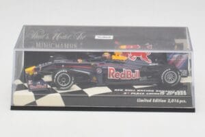 Red Bull Racing Renault RB5 #14 M. Webber Race Car 2009 Minichamps 1:43 400090114 Metal - imaginea 5 din 5