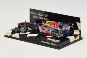 Red Bull Racing RB6 S. Vettel F1 Showcar 2010 Minichamps 1:43 400100075 Metal - imaginea 3 din 5