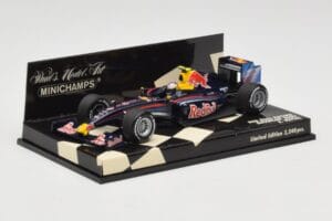 Red Bull Racing Renault RB5 #15 S. Vettel Showcar 2009 Minichamps 1:43 400090085 Metal - imaginea 2 din 5