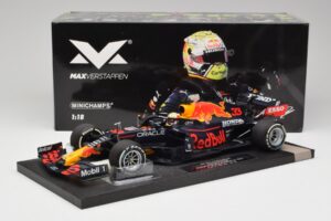 Red Bull RB16B #33 M. Verstappen Styrian & Austrian GP Winner 2021 Minichamps 1:18 113210933 Metal - imaginea 6 din 6