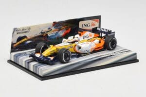 Renault R27 G. Fisichella / H. Kovalainen Showcar 2007 Minichamps 1:43 403070172 Metal - imaginea 2 din 5