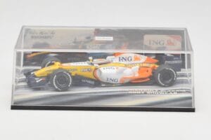 Renault R27 G. Fisichella / H. Kovalainen Showcar 2007 Minichamps 1:43 403070172 Metal - imaginea 5 din 5