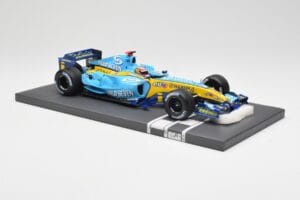 Renault F1 Team R25 #5 F. Alonso 3rd Place Brazil GP 2005 World Champion Minichamps 1:18 117051705 Metal - imaginea 4 din 7