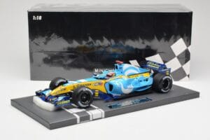 Renault F1 Team R25 #5 F. Alonso Winner French GP 2005 Minichamps 1:18 117051005 Metal - imaginea 7 din 7