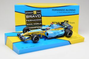 Renault R25 #5 F. Alonso Brazil GP F1 World Champion 2005 Minichamps 1:18 147051705 Metal - imaginea 6 din 6