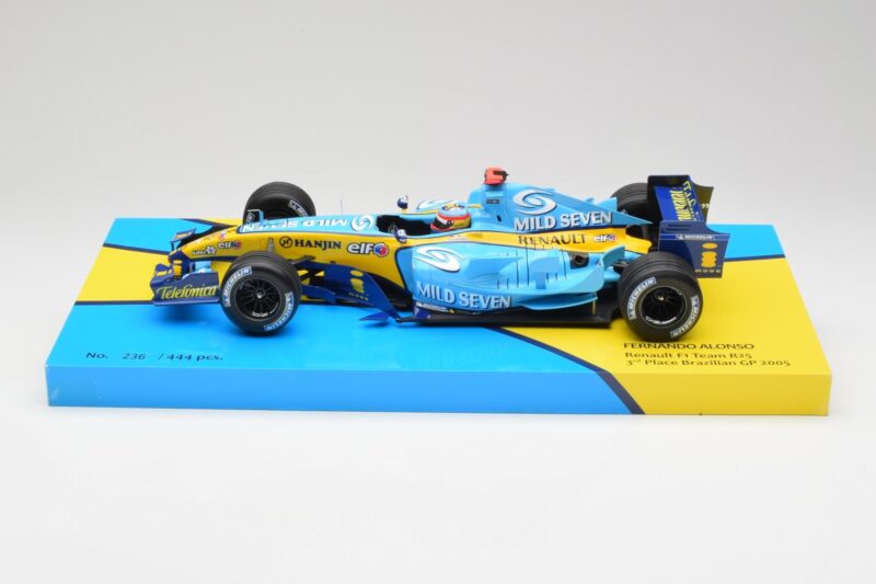 Renault R25 #5 F. Alonso Brazil GP F1 World Champion 2005 Minichamps 1:18 147051705 Metal