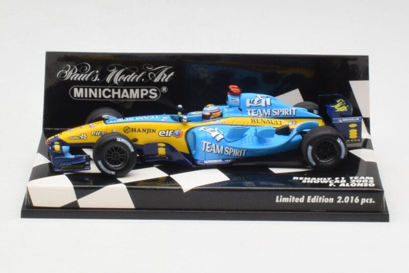 Renault R25 F. Alonso F1 World Champion Showcar 2005 Minichamps 1:43 400050075 Metal
