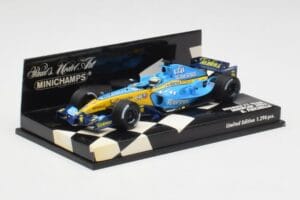 Renault R26 G. Fisichella Showcar F1 2006 Minichamps 1:43 400060072 Metal - imaginea 3 din 5