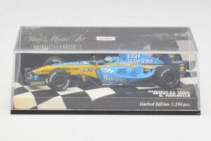 Renault R26 G. Fisichella Showcar F1 2006 Minichamps 1:43 400060072 Metal - imaginea 4 din 5