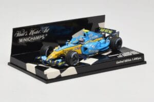 Renault R26 H. Kovalainen F1 Test Car 2006 Minichamps 1:43 400060041 Metal - imaginea 2 din 5