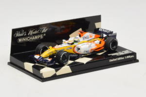 Renault R27 #3 G. Fisichella Renault F1 Team Showcar 2007 Minichamps 1:43 400070073 Metal - imaginea 2 din 5